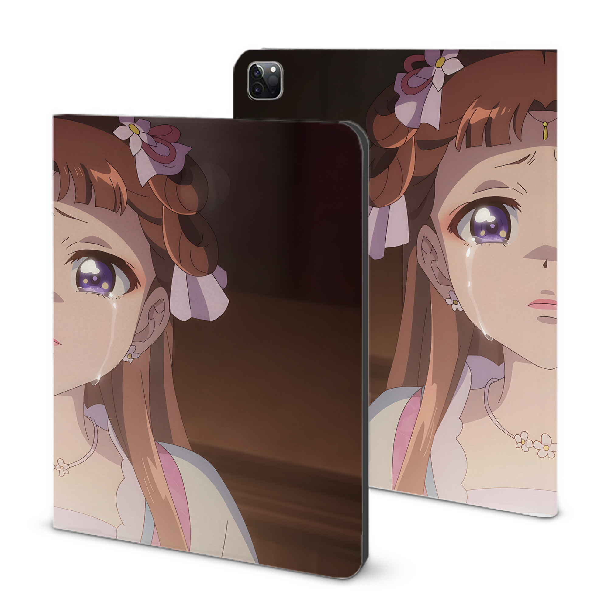 （画像用） 薬屋のひとりごと The Apothecary Diaries IPad ケース ブック型 PUレザー TPU 耐衝撃 軽量 薄型 ペン収納なし 全面保護 IPad 各モデル対応